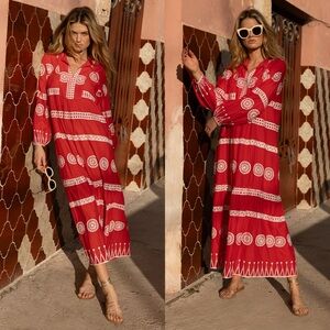 Oliphant Red Maxi Dress